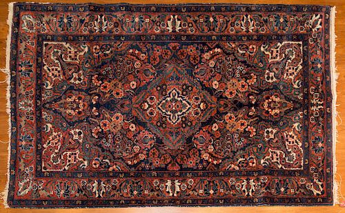 Semi-Antique Bahktiari Rug, Persia, 4.9 x 6.6
