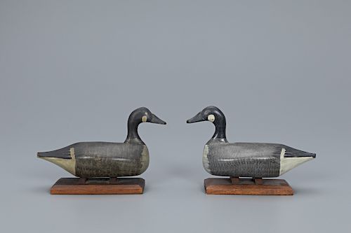Two Miniature Geese, Robert "Bob" McGaw (1879-1958)