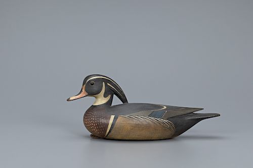 Wood Duck Drake Decoy, Mark S. McNair (b. 1950)