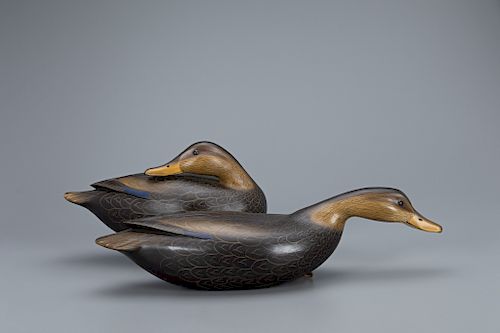 Black Duck Pair, Clarence Fennimore (b. 1935)