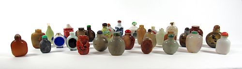 Group of 30 Snuff Bottles.