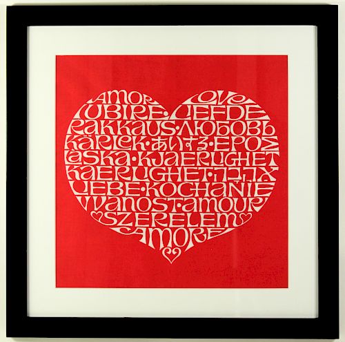 Alexander Girard Original Love Heart