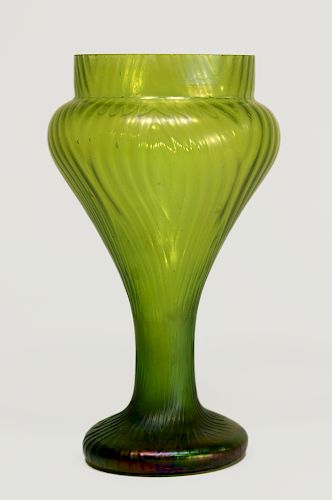 Bohemian Art Glass Vase