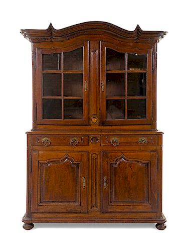 A French Provincial Oak Bookcase