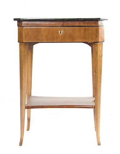 A German Fruitwood Dressing Table