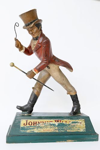 Johnnie Walker Carved and Painted Advertising Figure