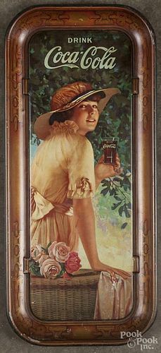 1916 Coca-Cola ''Elaine'' serving tray, 19'' w., 8 1/2'' l.