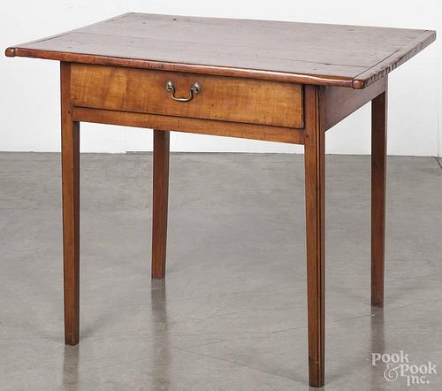 Pennsylvania cherry and pine tavern table, late 18th c., 29'' h., 38'' w., 28 1/2'' d.