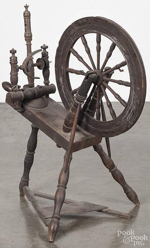 Spinning wheel, 19th c.