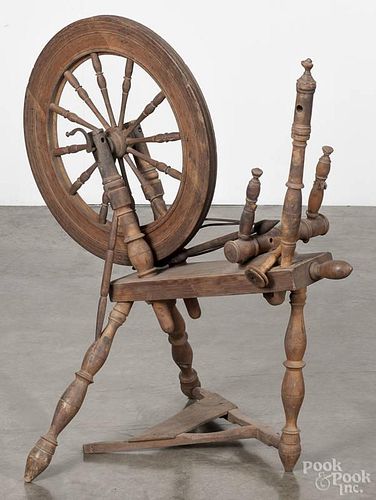 Spinning wheel, 19th c.
