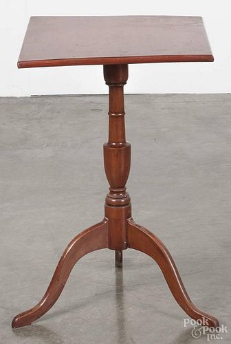 Pennsylvania Federal cherry candlestand, 19th c., 27'' h., 17 1/2'' w.