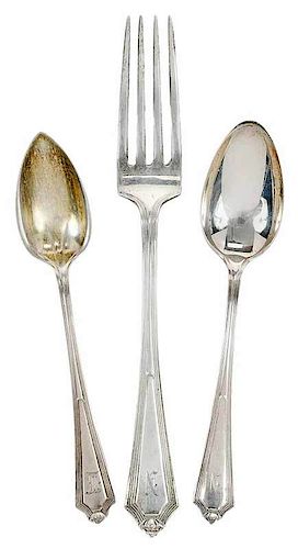 Gorham Plymouth Sterling Flatware, 23 pieces