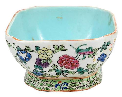 Small Chinese Glazed Porcelain Dish