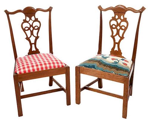 Pair Miniature Chairs by Fred T. Laughon