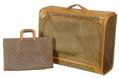 Two Vintage Louis Vuitton Cases by French Co.