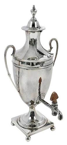 Miniature English Silver Urn