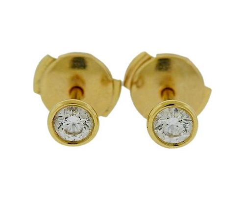 Tiffany &amp; Co Peretti Diamond By the Yard 18k Gold Diamond Earrings