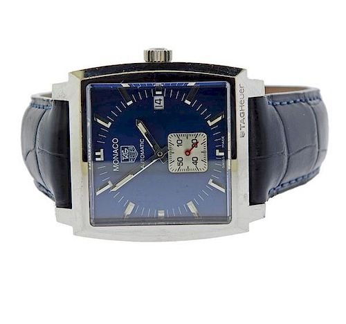 Tag Heuer Monaco Steel Automatic Watch WW2111