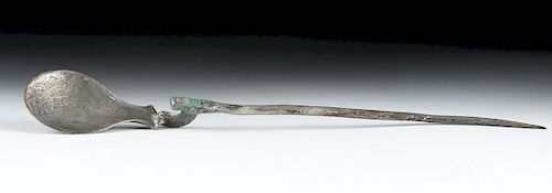 Roman Silver Spoon (Cochlearium) - 12.4 grams