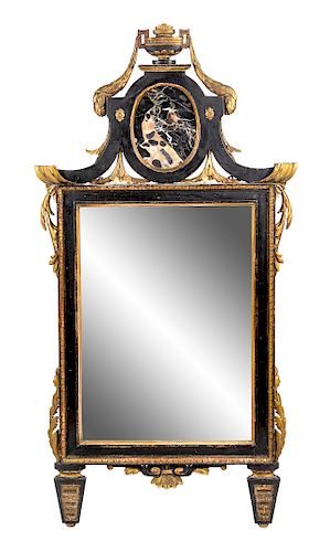 A Marble Inset Mirror