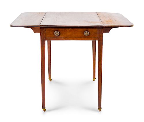 A George III Style Mahogany Pembroke Table 