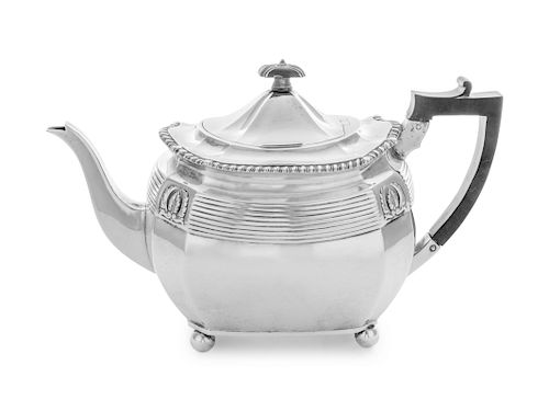 A Victorian Silver Teapot