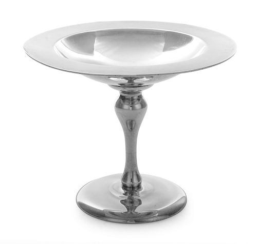An American Arts and Crafts Silver Compote