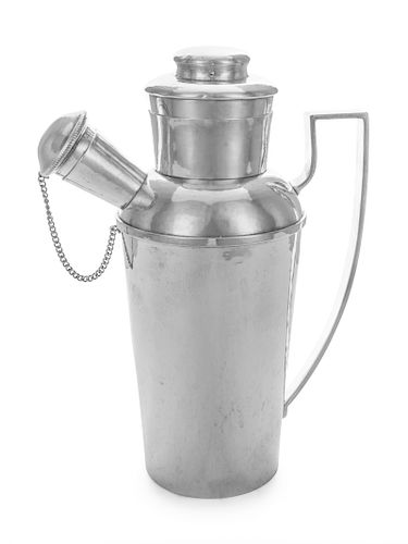 An American Silver Cocktail Shaker