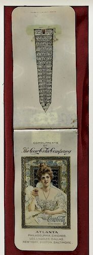 1903 Coca-Cola Syrup Sales Celluloid Notebook
