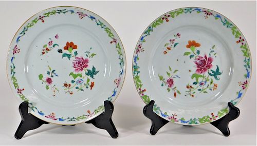 PR 18C Chinese Export Famille Rose Porcelain Plate