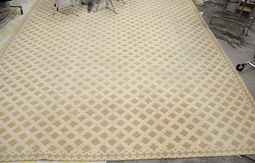 Stark custom carpet (some fading). 11' 2" x 14'