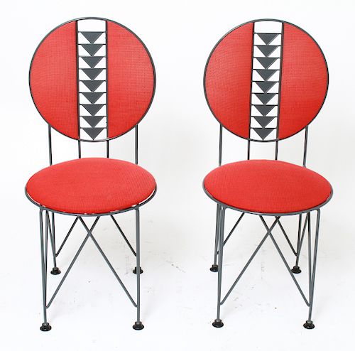 Cassina Frank Lloyd Wright Dining Chairs, Pr