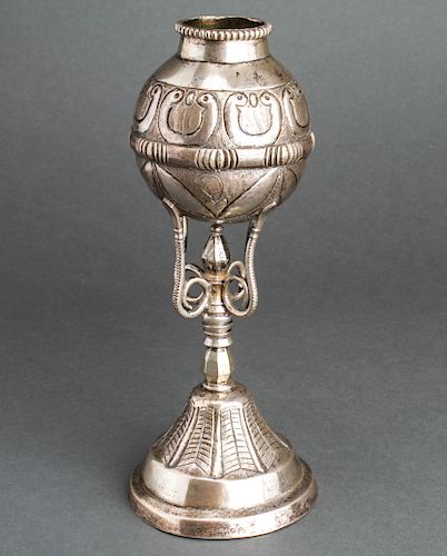 Central or South American Silver Rosewater Stand