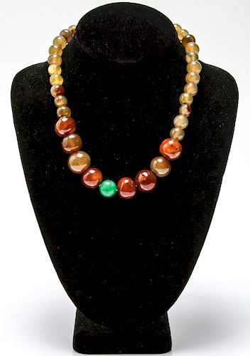 Jade & Hardstone Beads Necklace