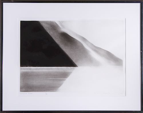 Norman Ackroyd "Wasdale Screes" Aquatint on Paper