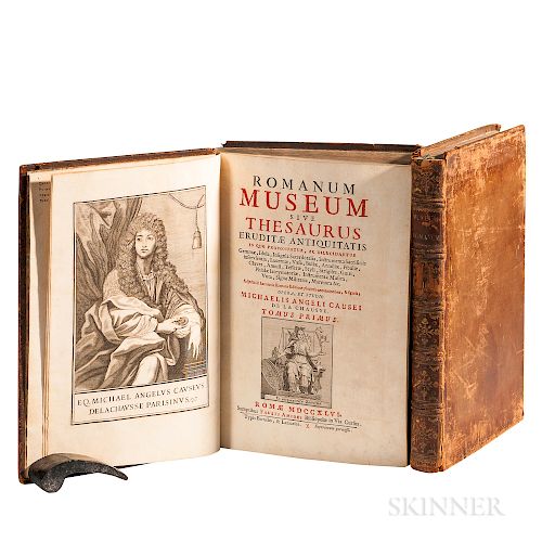 Causeus, Michael Angelus [aka Michel-Ange de la Chausse] (1660-1724) Romanum Museum sive Thesaurus Eruditae Antiquitatis.