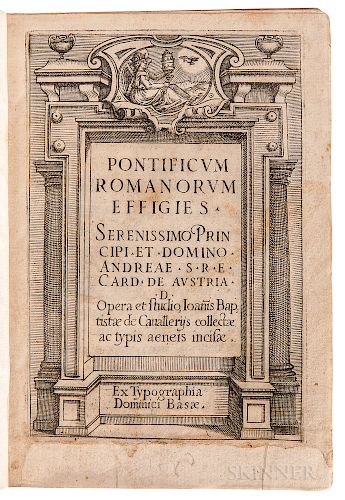 Cavalieri, Giovanni Battista (1526-1597) Pontificum Romanorum Effigies.