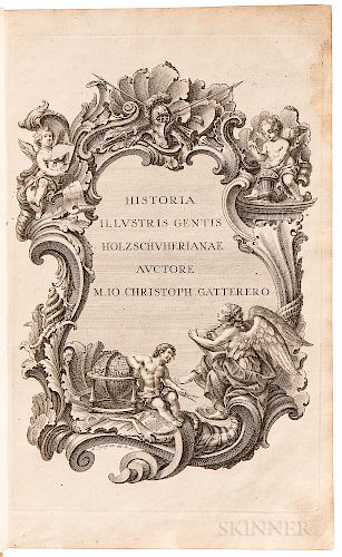 Gatterer, Johann Christoph (1727-1799) Historia Genealogica Holzschuherorum.
