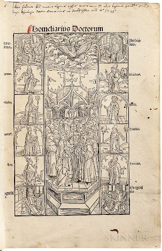 Homiliarius Doctorum de Tempore et de Sanctis a Paulo Diacono Collectus  , edited by Johann Ulrich Surgant (c. 1450-1503).