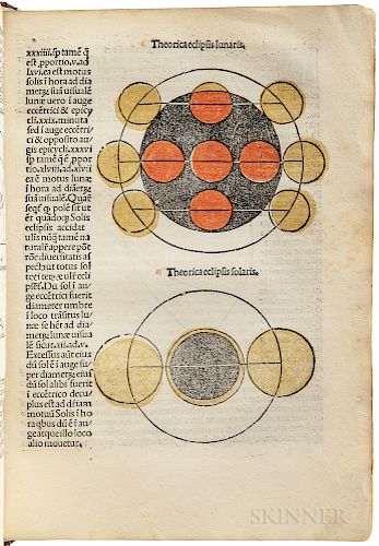 Sacrobosco, Johannes de (c. 1195-c. 1256) Sphaera Mundi; Georgius Purbachius (1423-1461) Theoricae Novae Planetarum; Regiomontanus (143