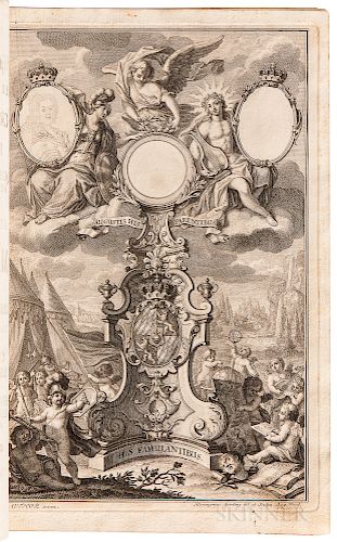 Wilhelm, Ignaz Franz von (fl. circa 1731) Annus Politicus per Duodecim Discursus  , Author's Presentation Copy.