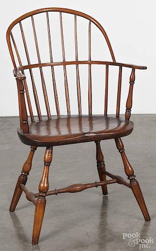 New England sackback Windsor chair, ca. 1790.