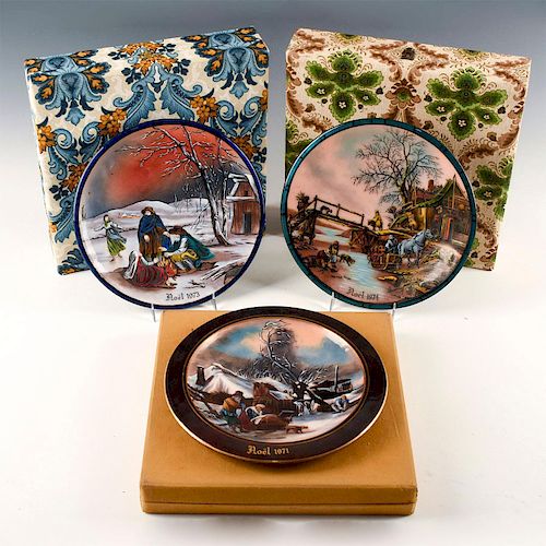 JEAN-PAUL LOUP SET OF 3 COLLECTOR PLATES