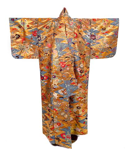 Junihitoe Kimono Robe, 18th - 19th Century 
