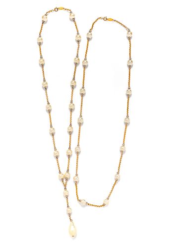 Pair of Chanel Necklaces, 1990-2000s 