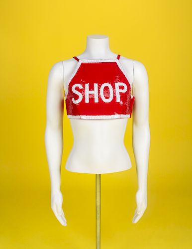 Moschino 'Shop' Top, 1990s