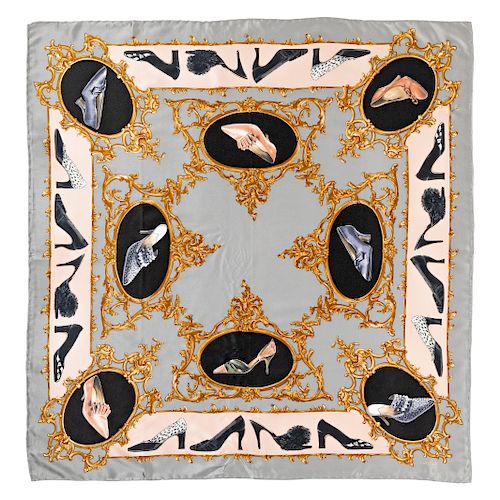 Two Silk Scarves, 1980-90s