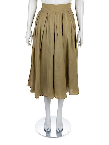 Two Linen Skirts, 1980-90s
