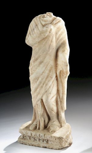 Lovely Roman Marble Statue of Female