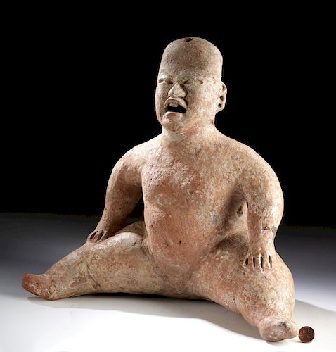 Olmec Ceramic Baby Figure
